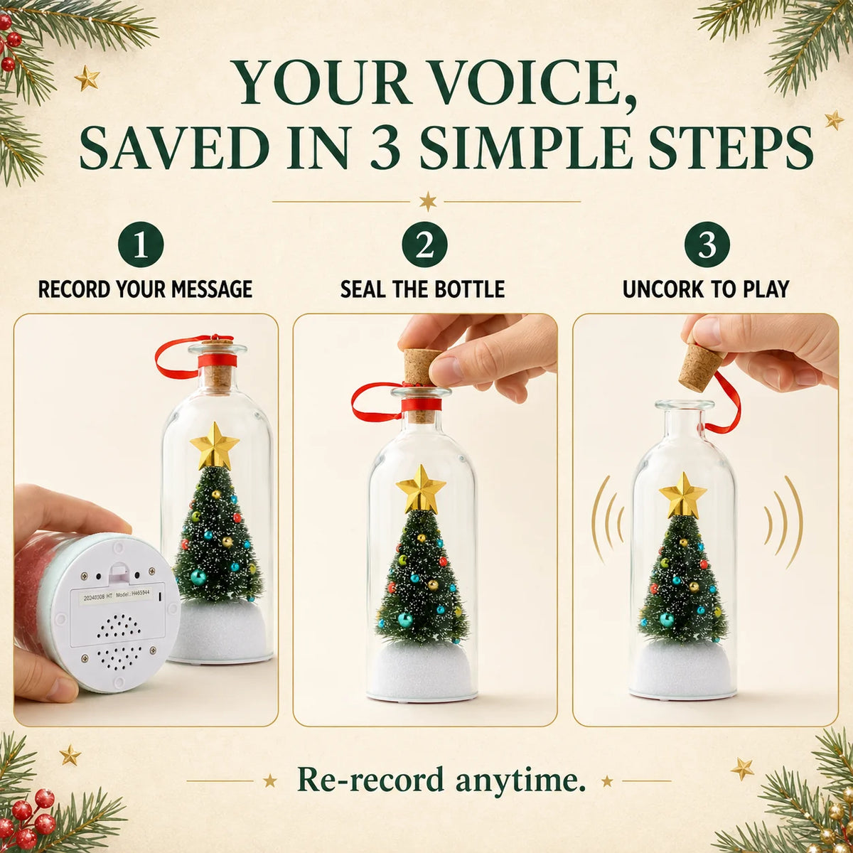 🎄Early Christmas Sale 69% OFF🎄 -  Record-a-Message Christmas Tree