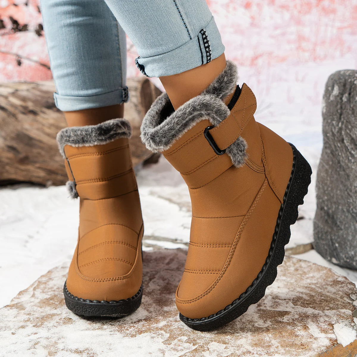 🔥Last Day Sale 🔥Women’s Warm & Dry Waterproof Winter Boots