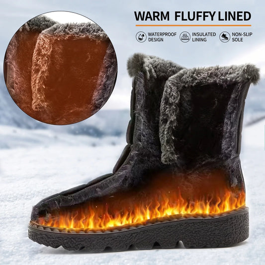 🔥Last Day Sale 🔥Women’s Warm & Dry Waterproof Winter Boots