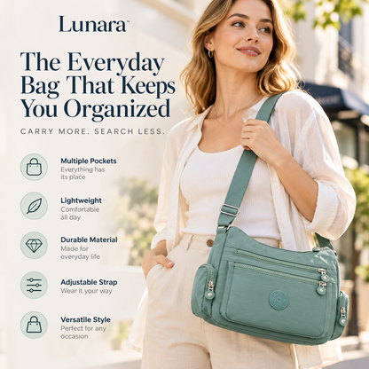 Lunara™ Multi-Pocket Crossbody Everything Has Its Place